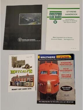 Metcalfe, Evergreen Styrene Handbook, Woodland Scenics, Walthers Lot
